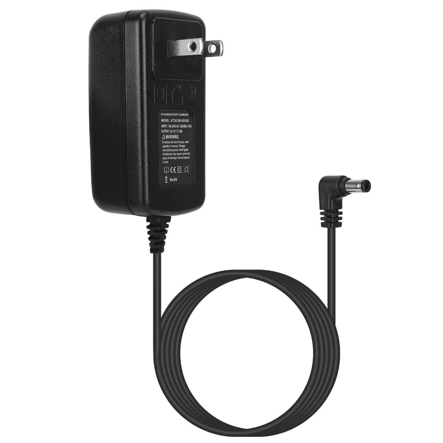 Battery Charger Compatible with Dyson Cordless Vacuum V6 V7 V8 DC58 DC59 DC61 DC62 SV03 SV04 SV05 SV06 Absolute Animal Fluffy Motorhead Vacuum Power S - Black -