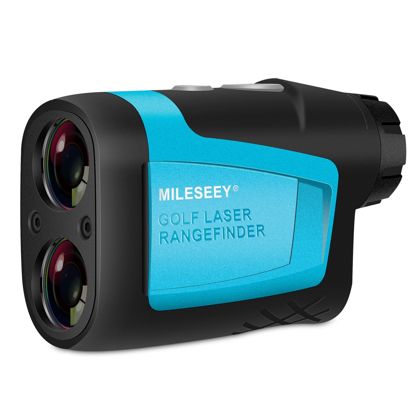 MiLESEEY Professional Precision Laser Golf Rangefinder 600m/656Yard 6X Magnification Distance Angle Speed Measurement For Golf Hunting - Black -