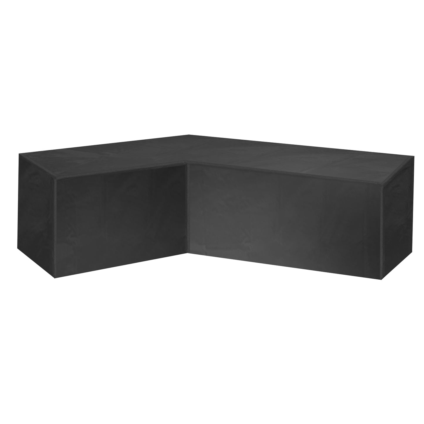 84.5x84.5x32inches Outdoor L Shape Sofa Covers Water Resistant Dustproof Furniture Covers Sectional Sofa Protectors Table Chair Cover Garden Patio - Black -