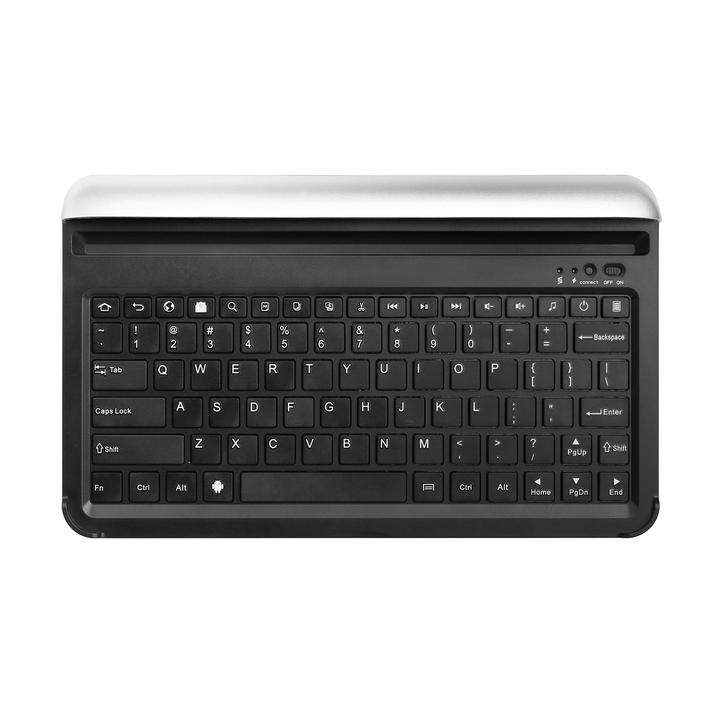 Ultra-portable Wireless Keyboard with Built-in Stand for MX1080 and EX1080 in Silver - Silver -