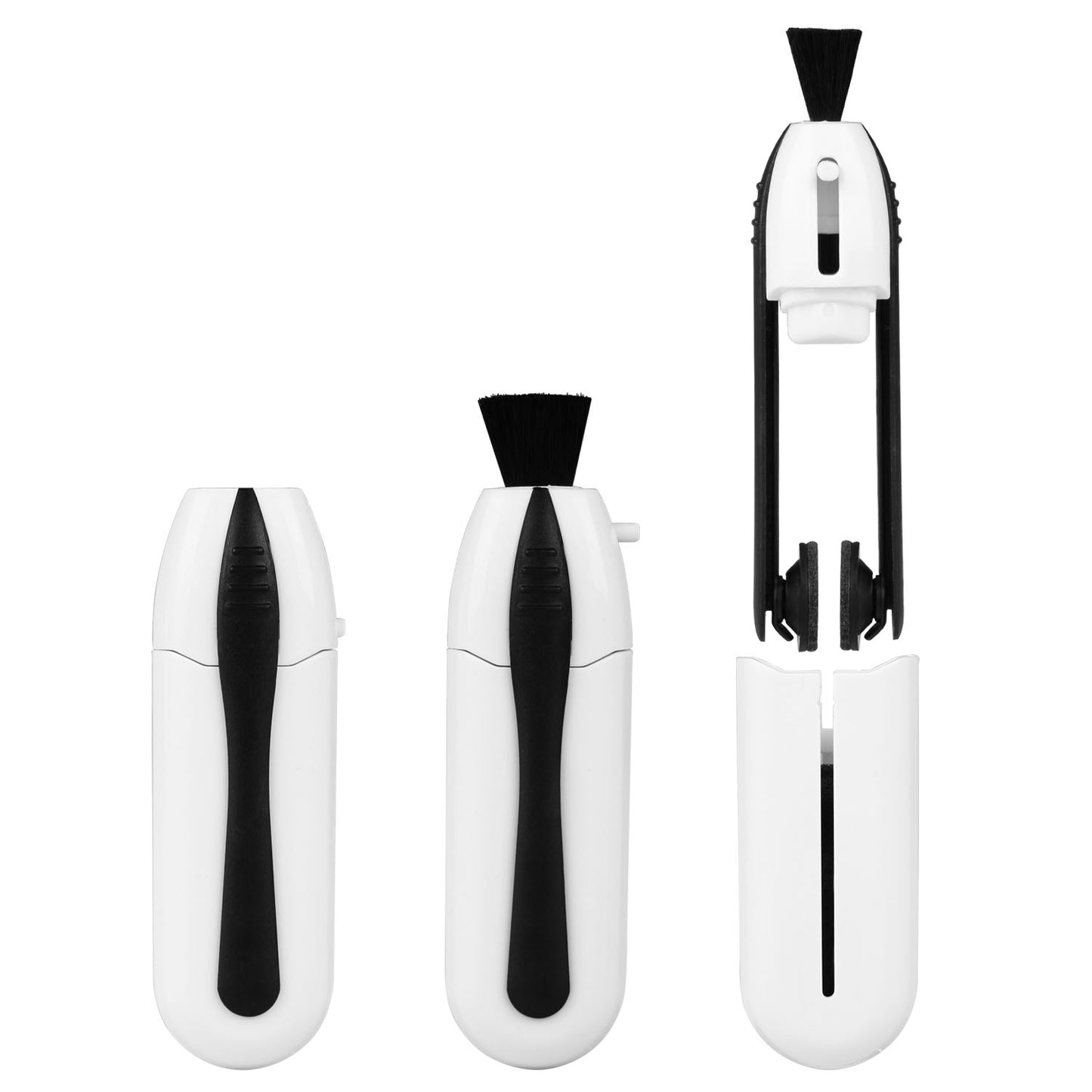 Portable Eyeglasses and Sunglasses Cleaner - White -