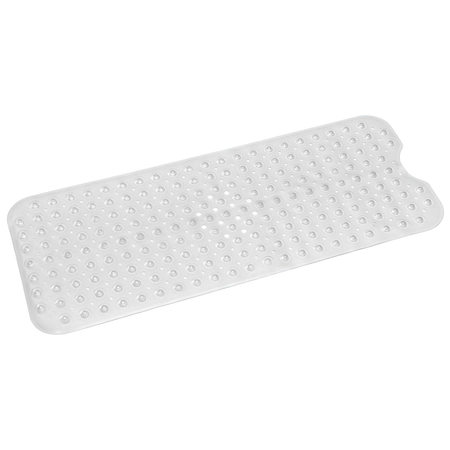 Bath Tub Mat Non-Slip Shower Mat BPA-Free Massage Anti-Bacterial with Suction Cups Washable for Bathroom Kitchen Pool - Clear -
