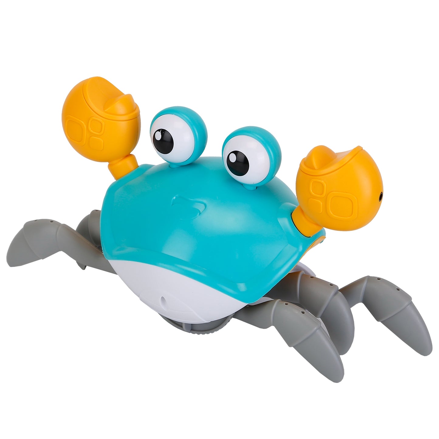 Crawling Crab Baby Toy with Music and LED Light for Kid Interactive Learning Toy Automatically Avoid Obstacles Walking Dancing Toy - Multi -