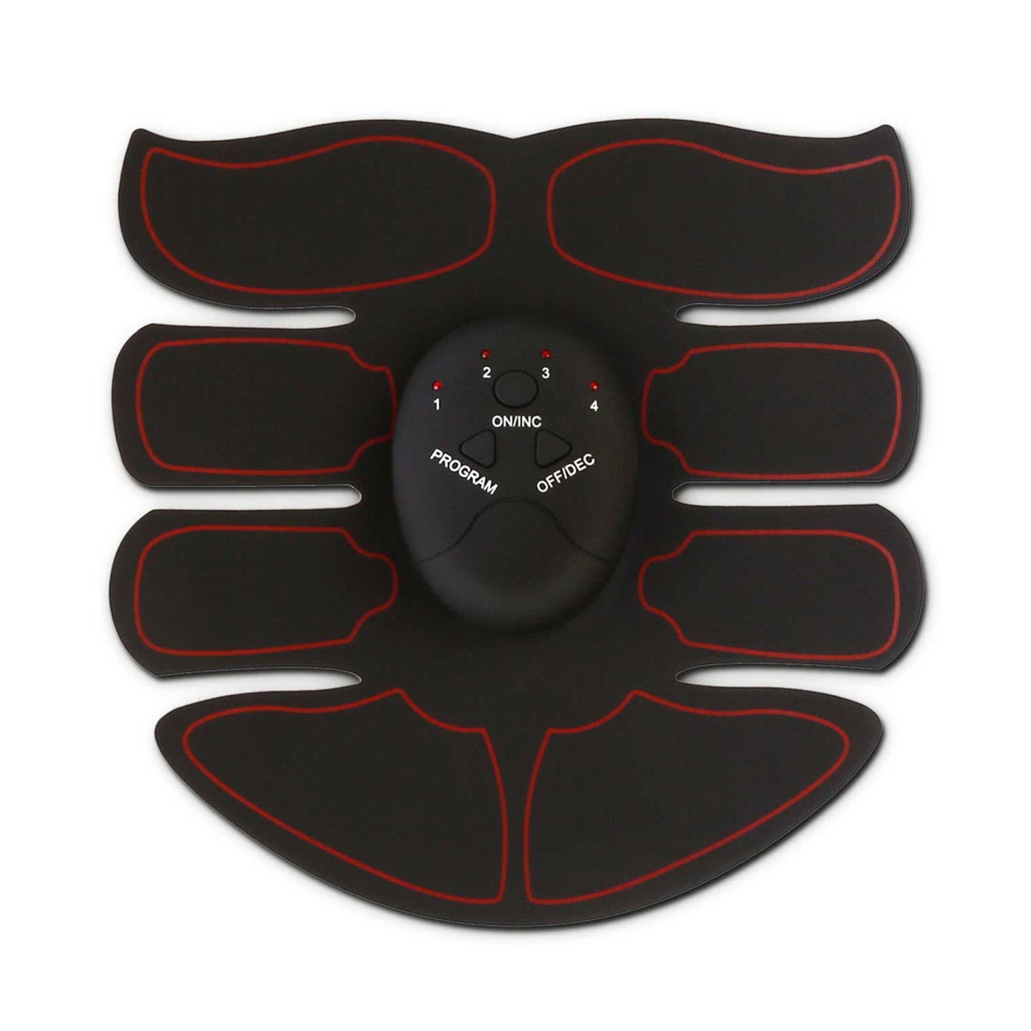 6 Mode ABS Stimulator Muscle Toner - Ultimate Abdominal Toning Belt - Black -