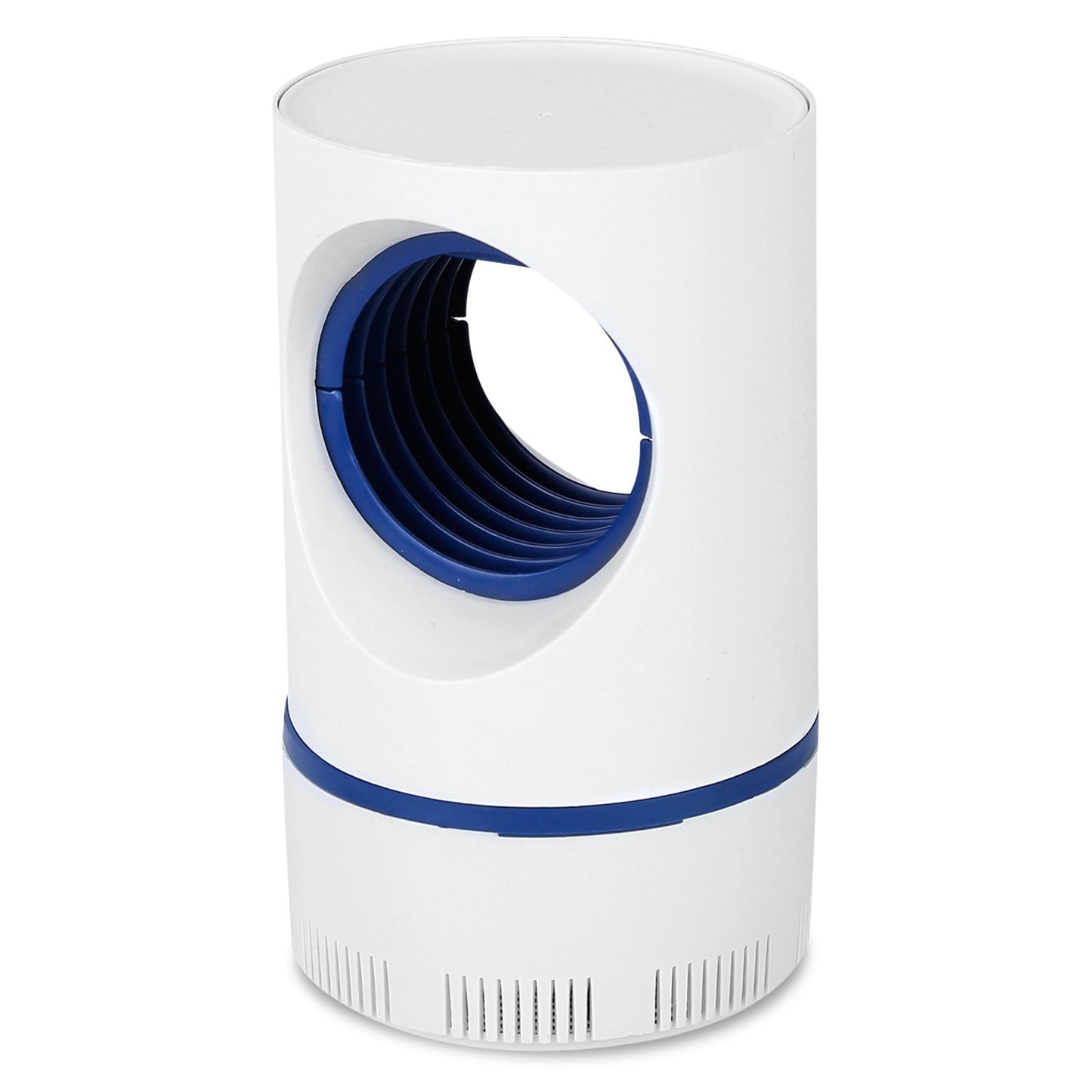 Portable Electric Mosquito Killer Lamp - USB Powered UV Light Zapper - Child Safe - Home Kitchen Insect Pest Trap - White -