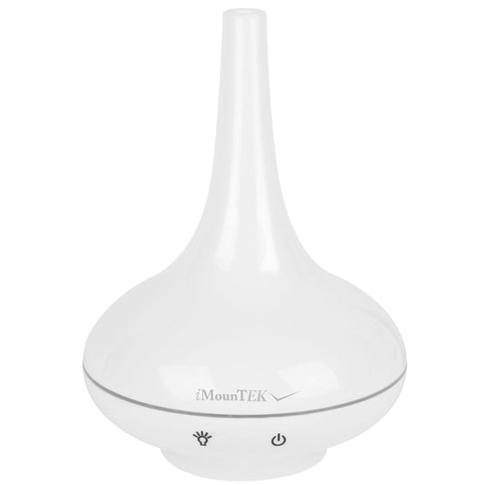 200ml Cool Mist Humidifier with Aroma Diffuser & 7 Color LED Lights - Perfect for Office, Home, Study, Yoga, Spa - White -
