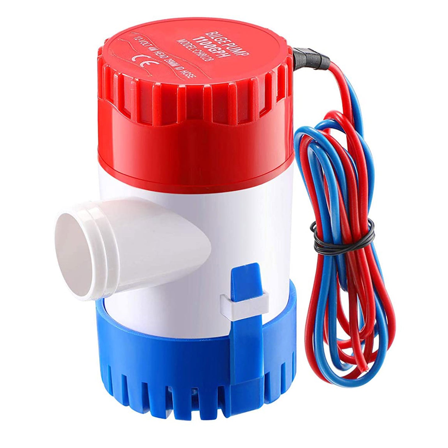 Bilge Pump For Boats 12V 1100GPH Submersible Marine Boat Bilge Non-Automatic Electric Water Pump For Ponds Pools Spas Silent Boat Caravan RV Drainage - Multi -