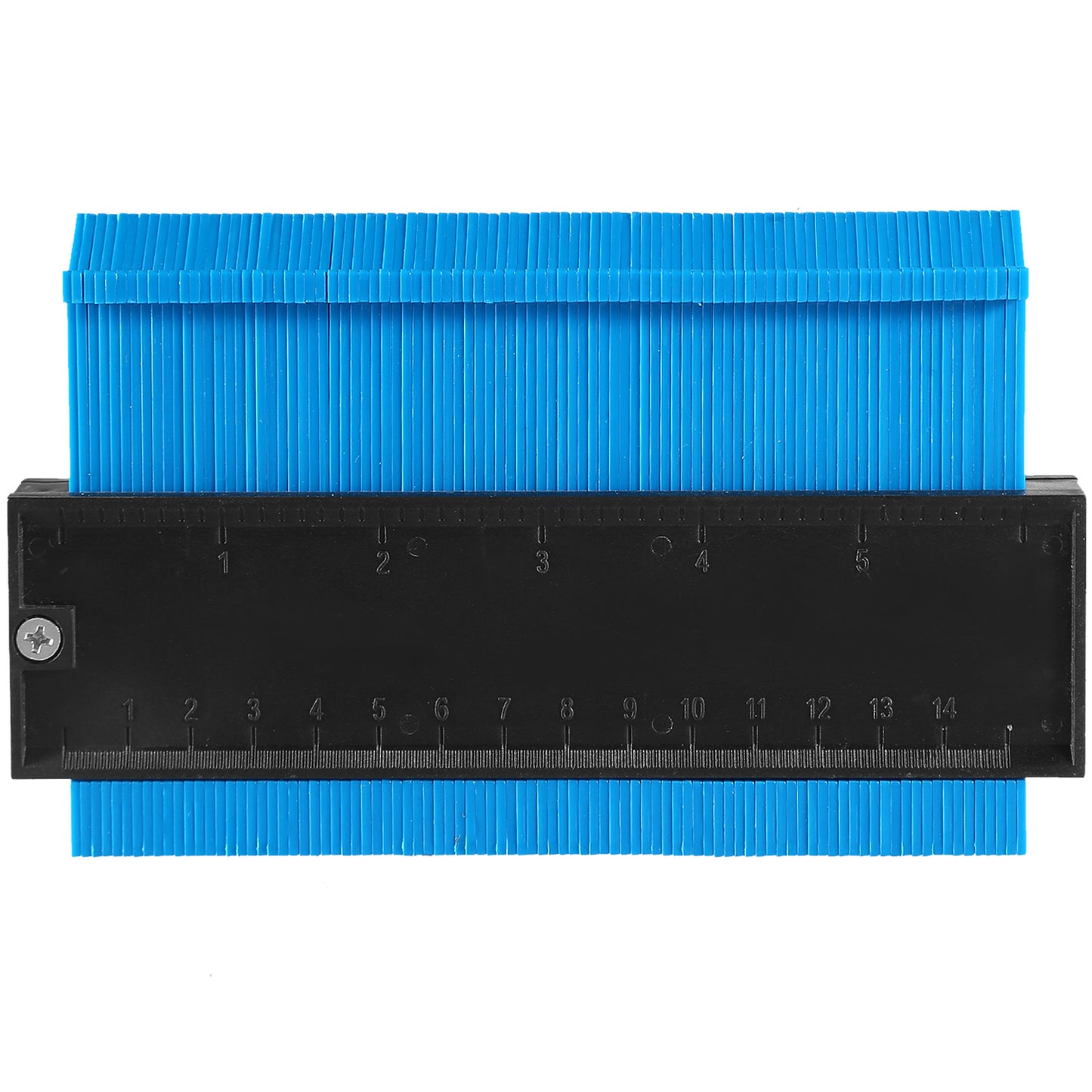 6 inch Shape Contour Gauge Duplicator Plastic Precisely Copy Irregular Shapes Profile Gauge Measurement - Blue - 6 inches