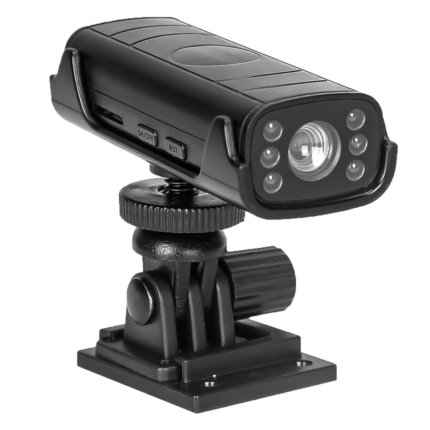 Wireless Camera Reverse Hitch Guide Camera Vehicle Backup Rechargeable Camera with Flexible Adhesive Base Night Vision for Car RVs Trailer Truck - Black -