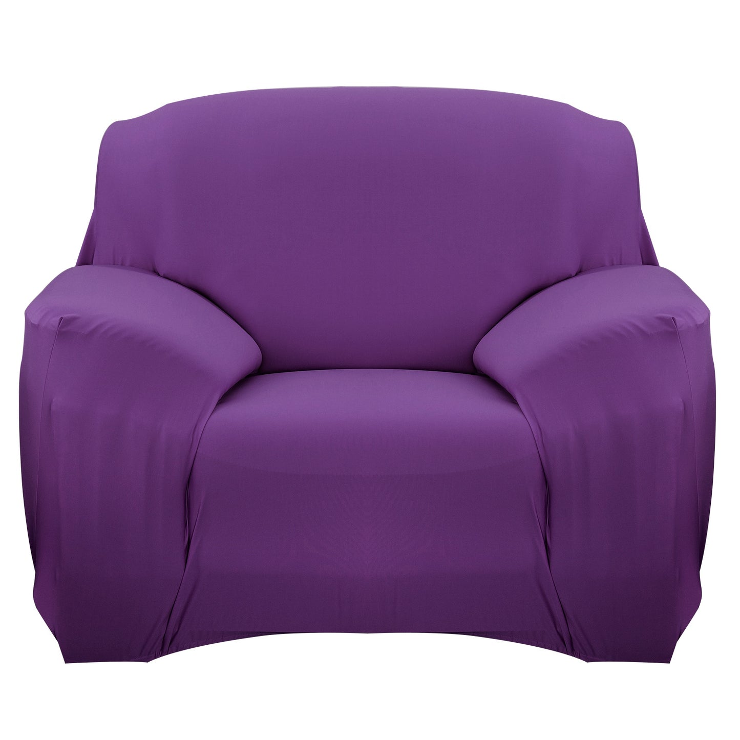 Sofa Cover Printed Stretch Sofa Furniture Cover Soft Sofa Slipcover Polyester Furniture Protector Cover - Purple - 1-Seat