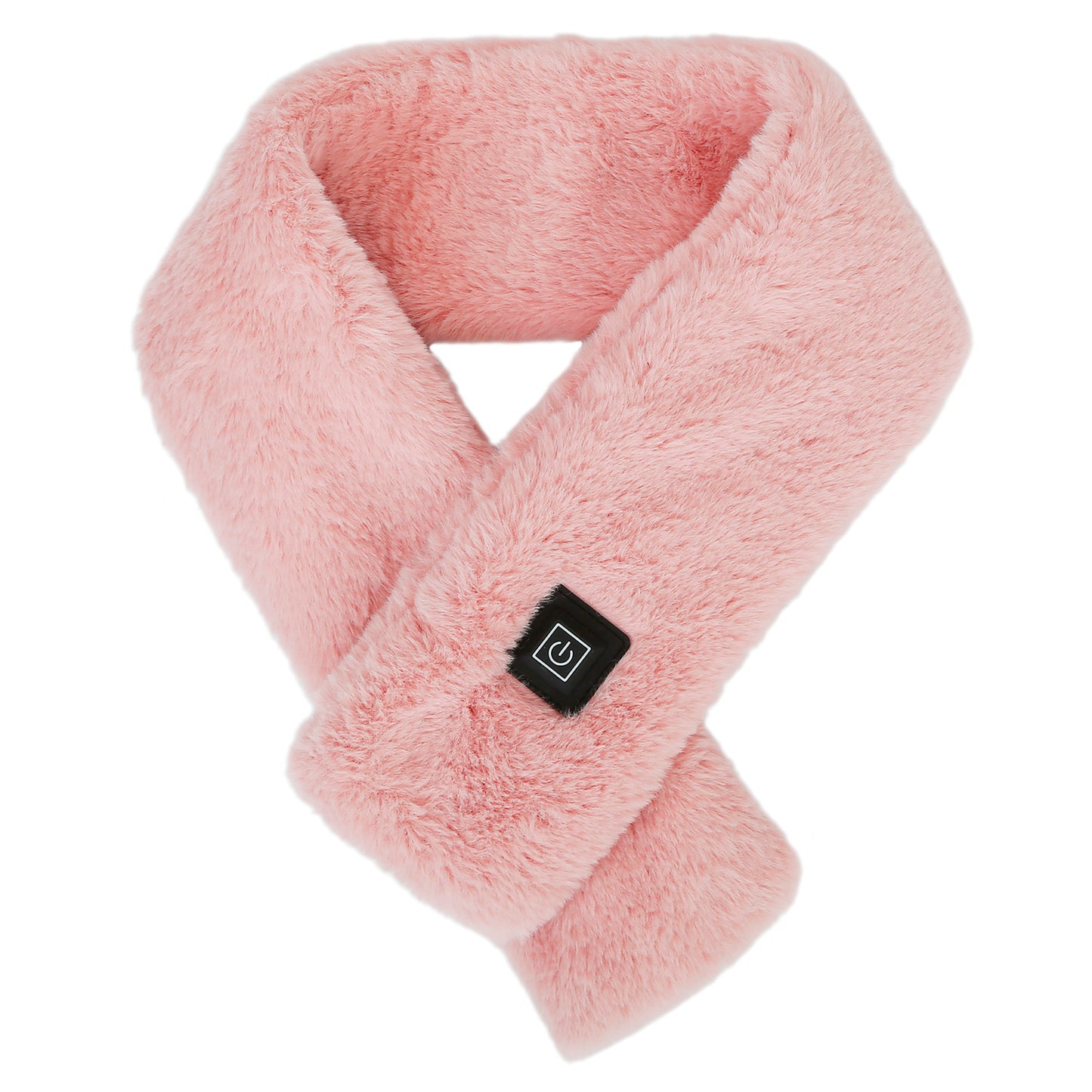 Electric Heated Scarf USB Heating Neck Wrap Unisex Winter Heated Neck Shawl Soft Warm Scarves w/ 3 Heating Modes - Pink -