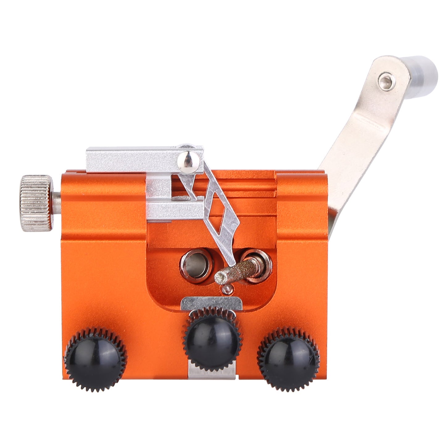 Chainsaw Chain Sharpening Jig Universal Chainsaw Sharpener Kit Hand Crank Chain Sharpener for Electric Saw for Lumberjack Garden Worker - - Small