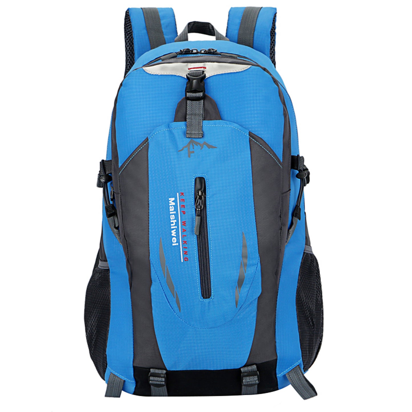 36L Outdoor Backpack Waterproof Daypack Travel Knapsack - Blue -