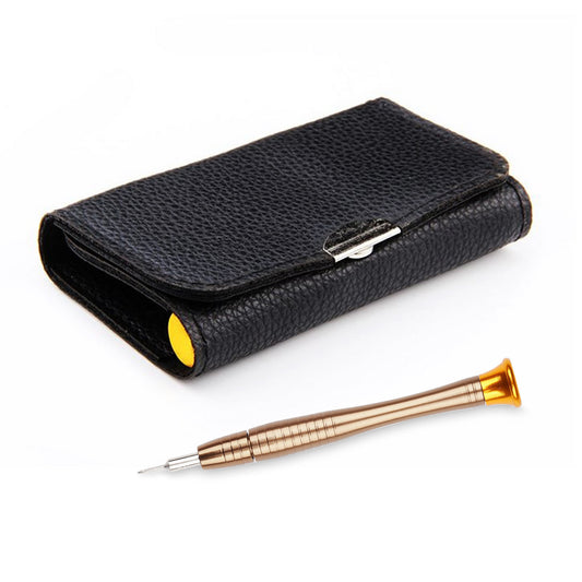 25 in 1 Multi-Purpose Precision Screwdriver Wallet Kit Repair Tools - Black -