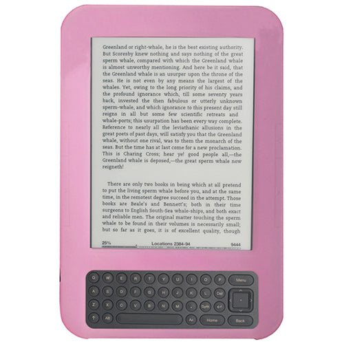 Kindle Protective Case Cover for Amazon Kindle3 White Black Pink - Pink -