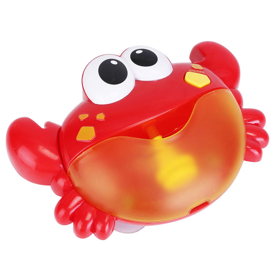 Frog Musical Bubble Bath Maker Baby Bath Toys for Bathtubs Toddler Bubble Machine for Bath Fun - Red -