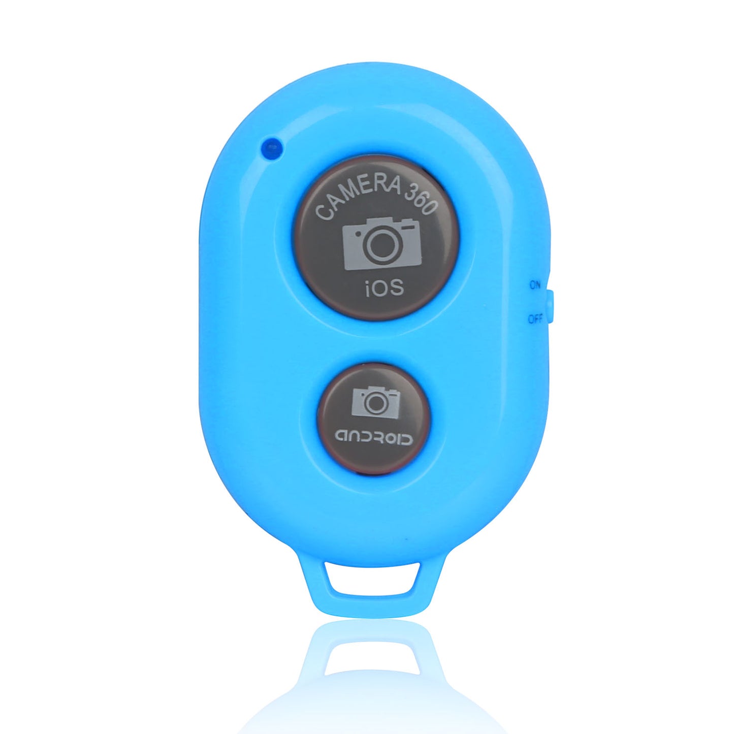 Unique Wireless Shutter Remote Controller for Android and iOS Devices - Blue -