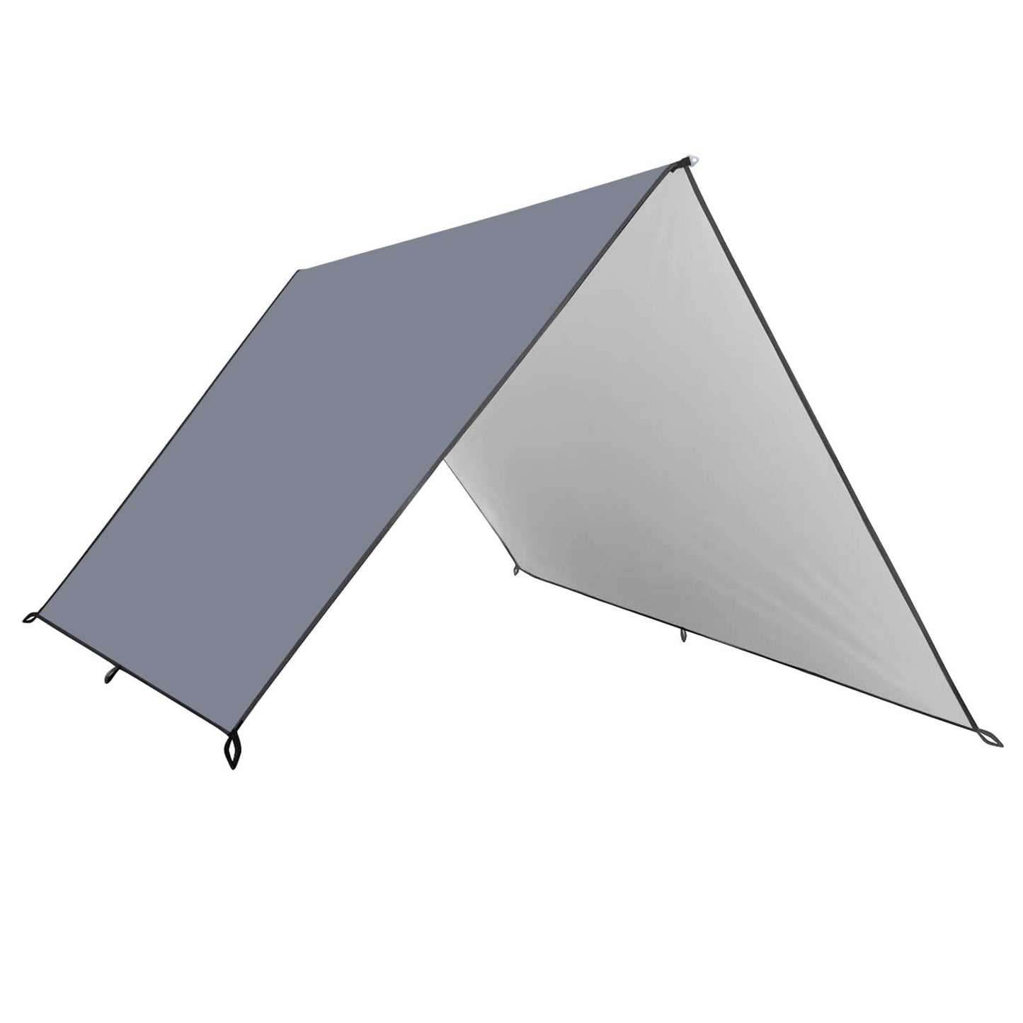 Waterproof Camping Tarp Kit Tent Canopy Rain Fly Awning Shelter for Outdoor Picnic Hammock Hiking Backpacking Travelling UV Protection 9.84*16.4ft -  - 500 x 300 cm