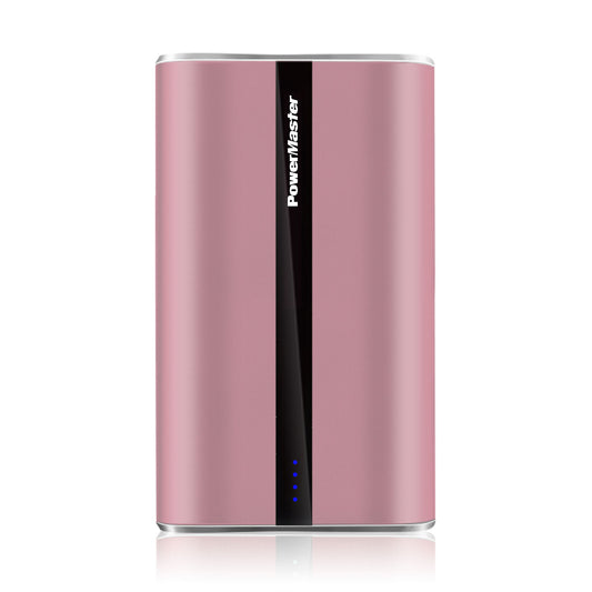 Portable Charger PowerMaster 20000mAh Power Bank Total 5.8A Output 3-USB Ports External
Battery Pack Portable Phone Charger for IOS Phone11/Pro/Max/8 - Rose Gold -