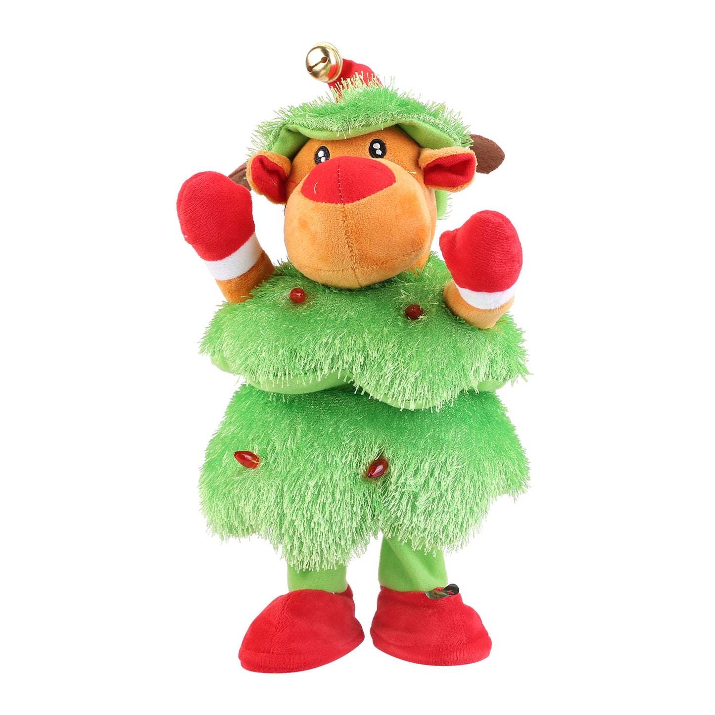 Electric Dancing Singing Plush Toy Twisting Elk Toy Talking Interactive Mimicking Funny Songs Wiggly Dance Kid Christmas Gift - Elk -