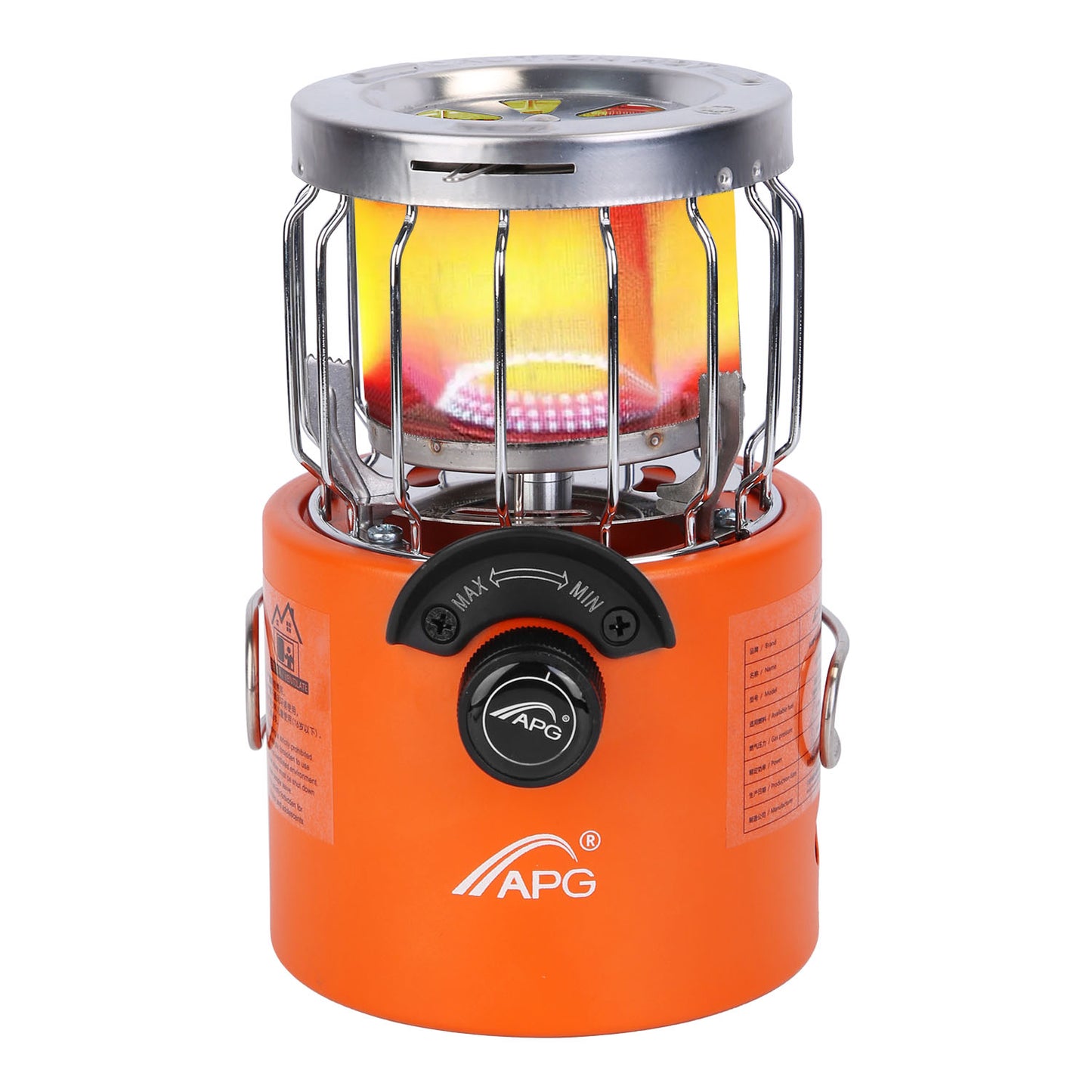 2000W 2 In 1 Camping Stove Tent Heater Outdoor Gas Stove Portable Backpacking Stove with 3 Modes 360° Radiant Heating for Camping Hiking Picnic BBQ