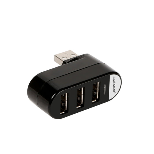 3 Port USB Hub - Black -