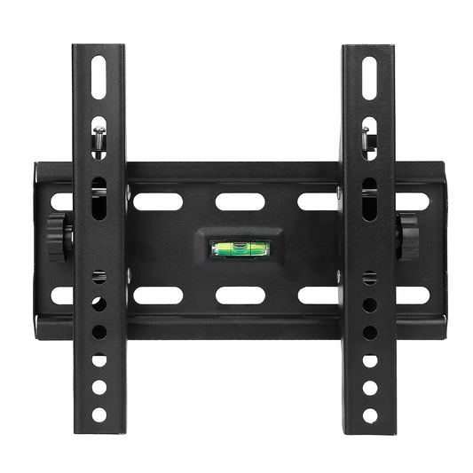 TV Wall Mount TV Wall Holder Bracket Support 15-43 inch Flat TV Max Hole Distance 200x200mm Hold Up To 55lbs±15°Tilt - Black -