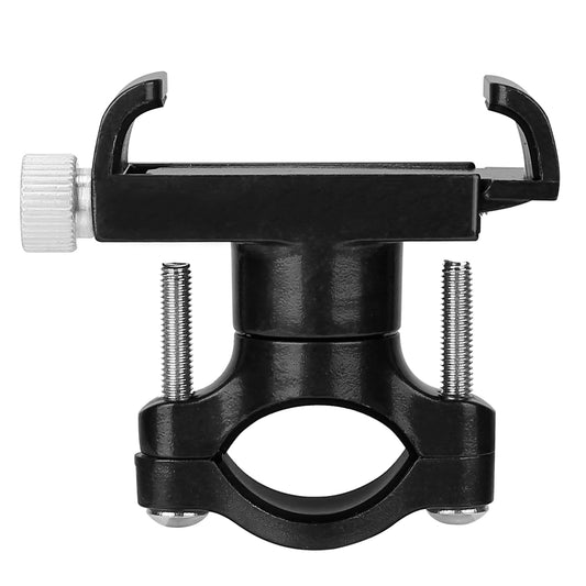 MTB Bike Handlebar Phone Holder Stand Aluminum Alloy Bicycle Phone Bracket 360° Rotation Motorcycle Phone Mount For 4-7 Inch Phone - Black -