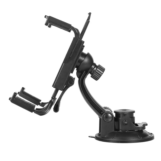 360° Car Windshield Tablet Mount Holder Dashboard Tablet Stand For 7-10.5" Tablet GPS - Black -