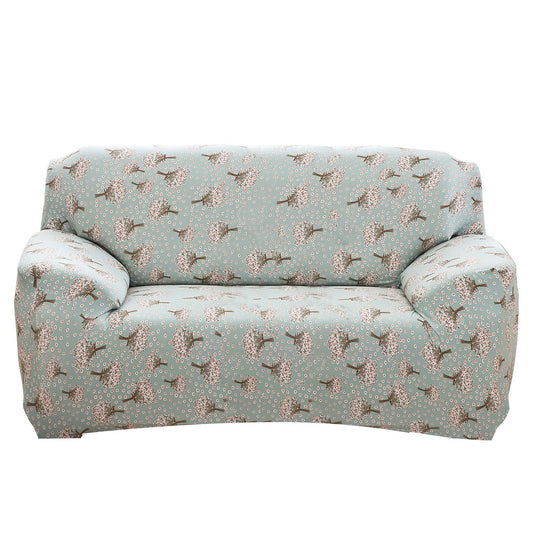 Sofa Cover Printed Stretch Sofa Furniture Cover Soft Sofa Slipcover Polyester Furniture Protector Cover - Hyacinth - 3-Seat