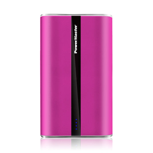 Portable Charger PowerMaster 20000mAh Power Bank Total 5.8A Output 3-USB Ports External
Battery Pack Portable Phone Charger for IOS Phone11/Pro/Max/8 - Pink -