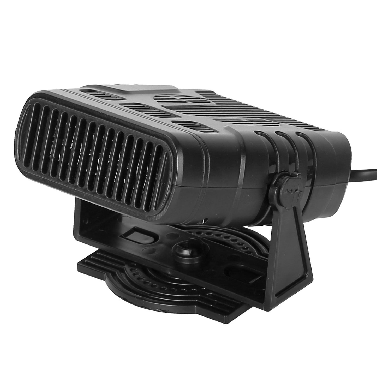 12V 120W Portable Car Heater/Fan 2-in-1 - 12V, 120W, Defrost, Demist, Windshield Heater/Cooling Fan - Black - 12V