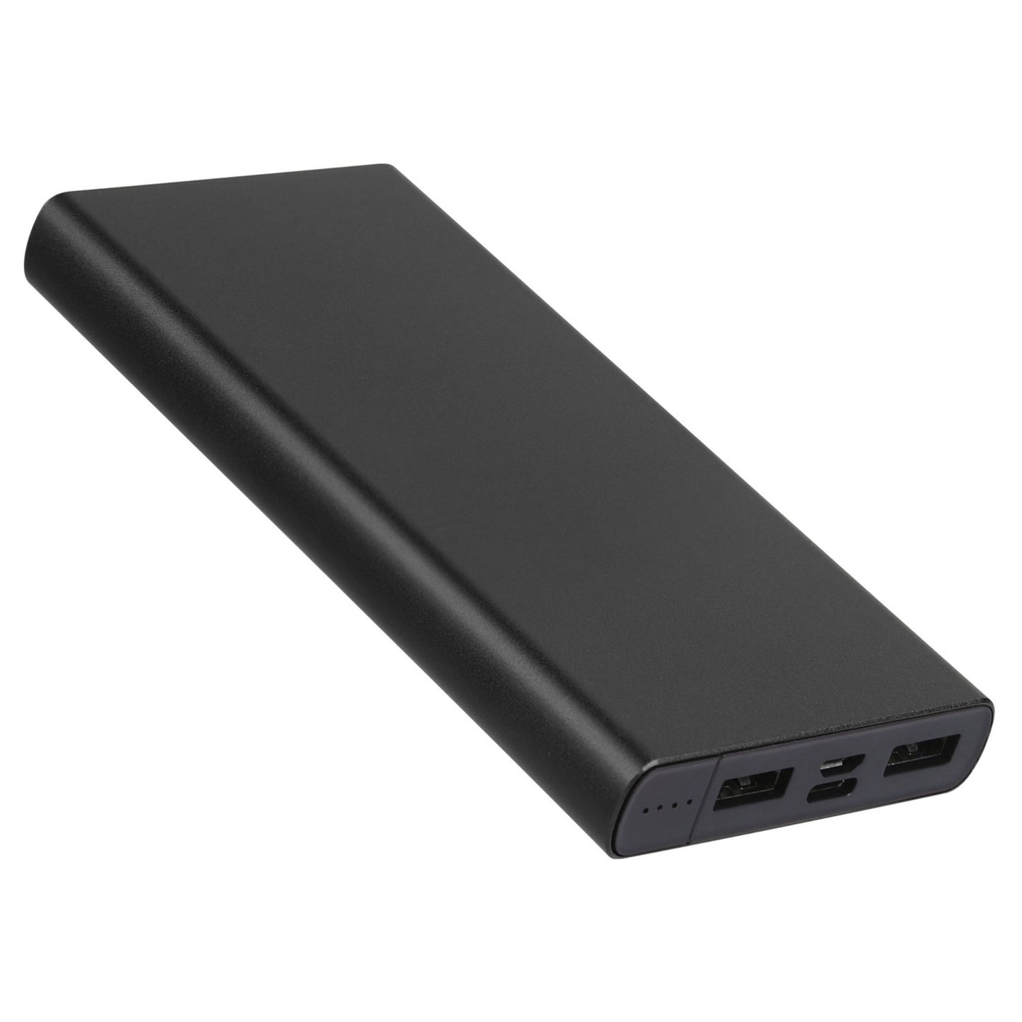 20,000mAh Power Bank Portable External Battery Charger Dual USB Type C Micro USB Input - Black -