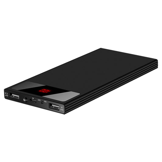 20K mAh Power Bank - Ultra-thin, Dual USB Ports, Flashlight, Battery Display