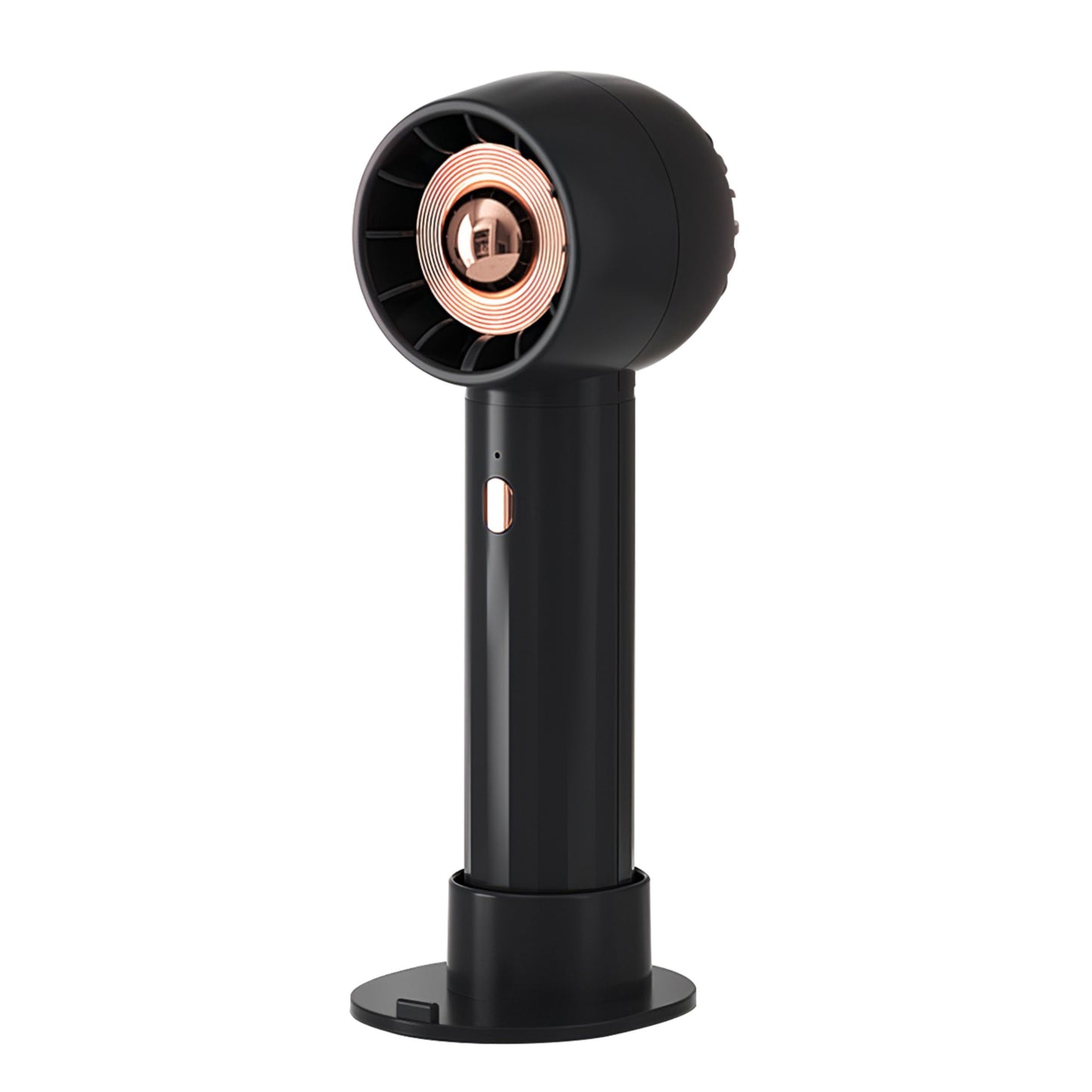 Pocket Personal Fan with 3 Speeds - Rechargeable & Portable - Black -