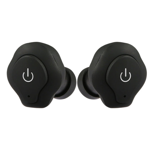 Waterproof True Wireless Earbuds with Mic - CSR V4.2, Apt-X, Noise Cancelling - Black -