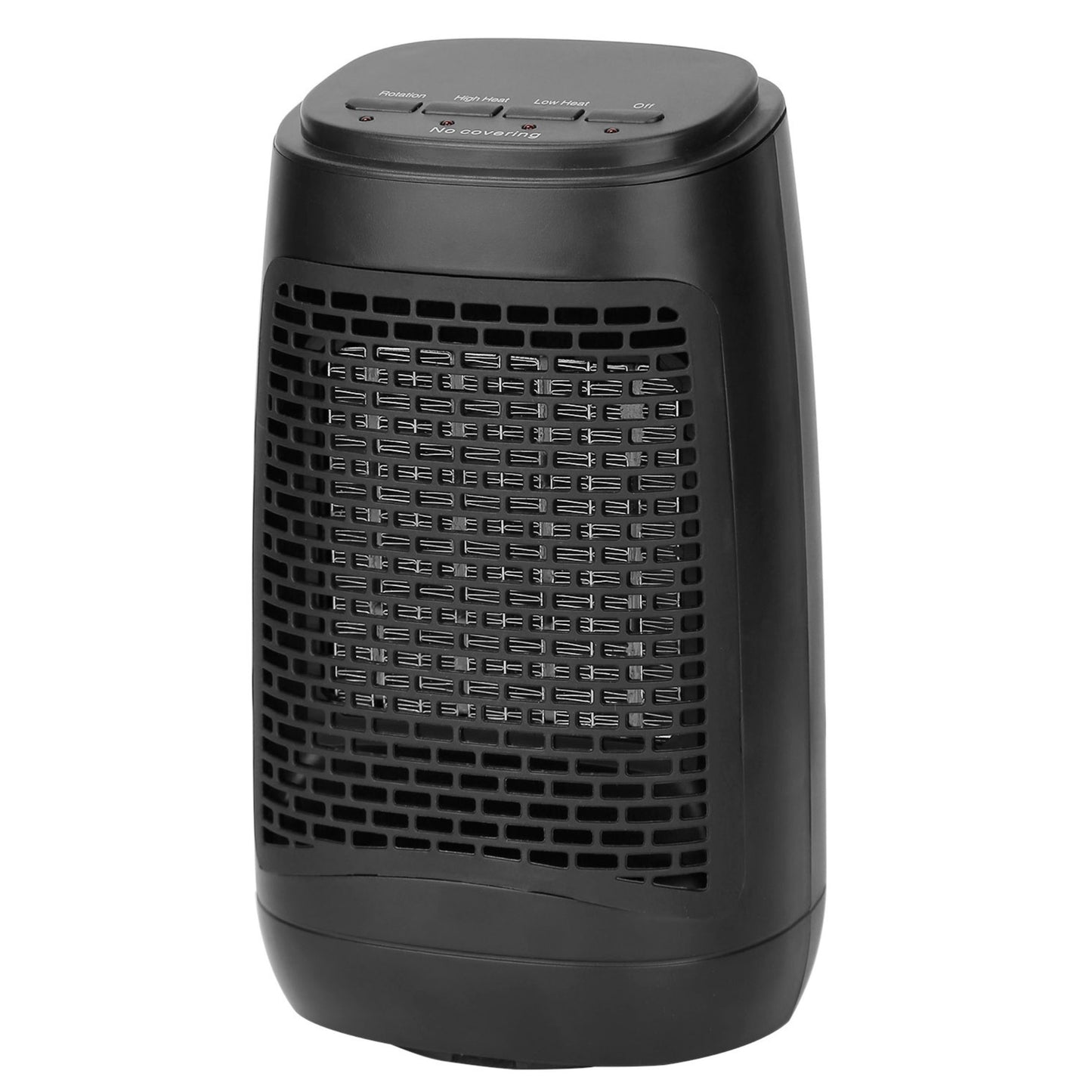 Portable Electric Space Heater - 1500W, 70° Oscillation, Tip Over & Overheat Protection - Ideal for Bedroom & Office - Black -