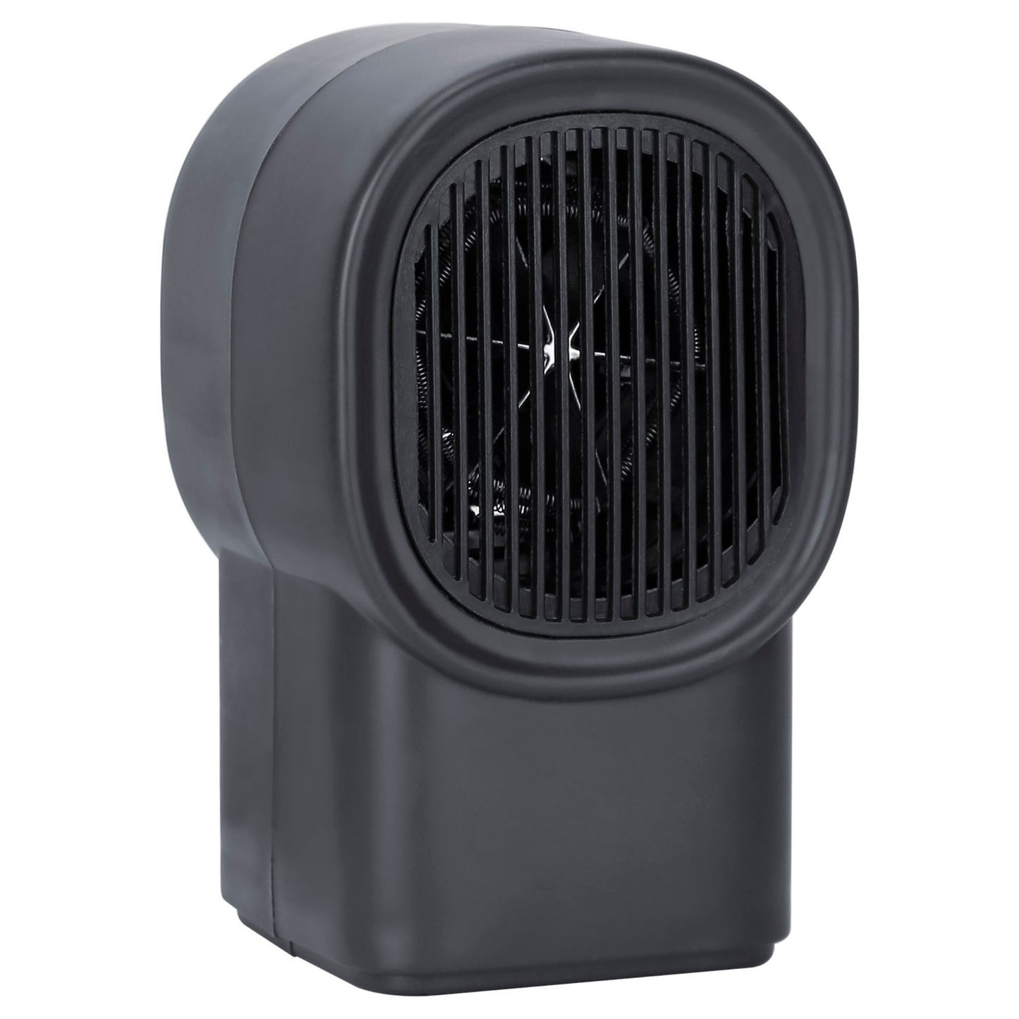 500W Portable Electric Space Heater - Mini Desktop Fan Heater (Personal/Small) for Home & Office - Black -