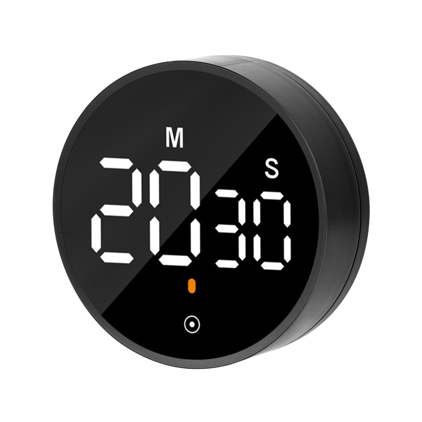 LED Digital Kitchen Timer - Dimmable & Magnetic - Perfect for Cooking, Classroom, Office - 2.79in - Black -