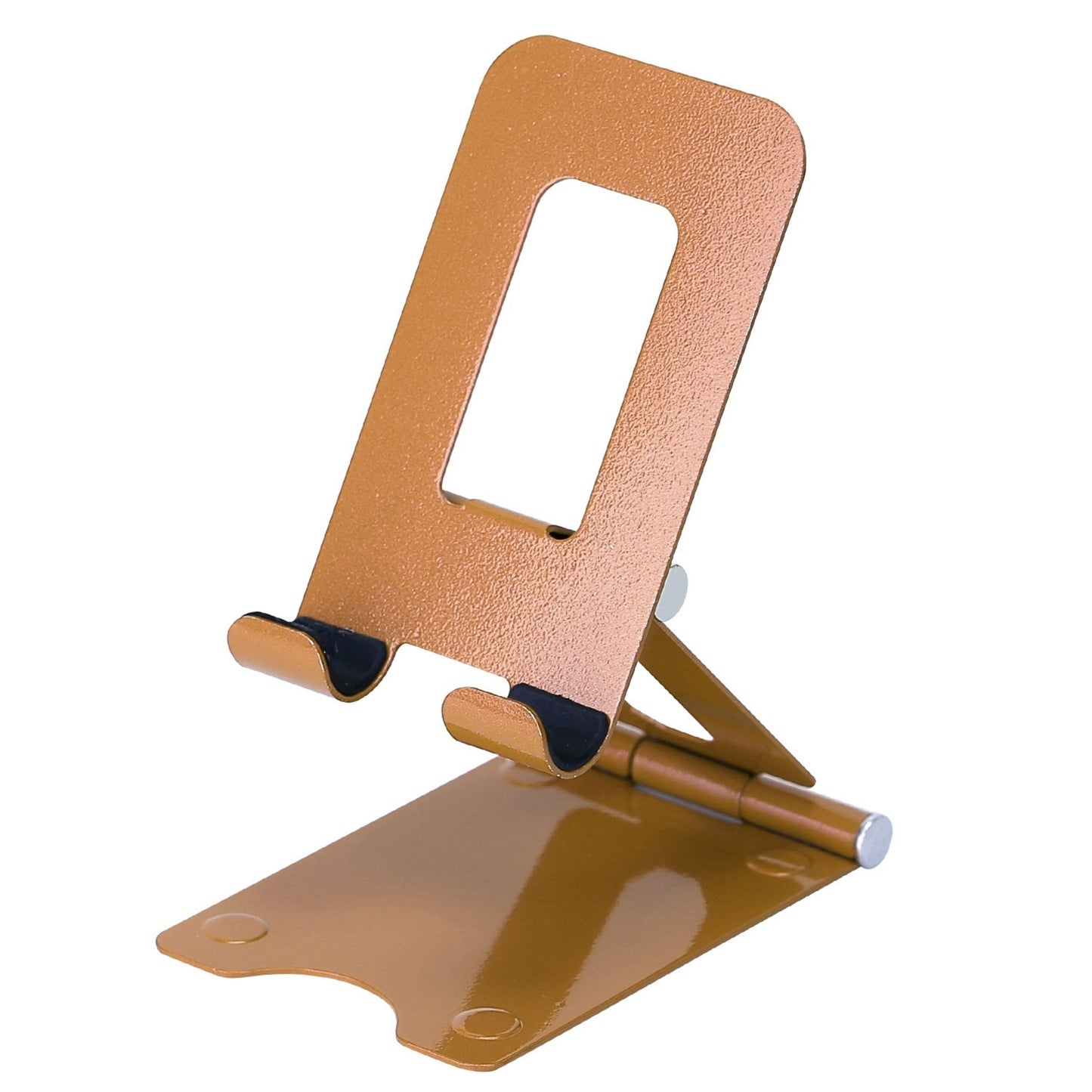 Adjustable Foldable Desktop Phone Stand for 4-10in Devices - Gold -