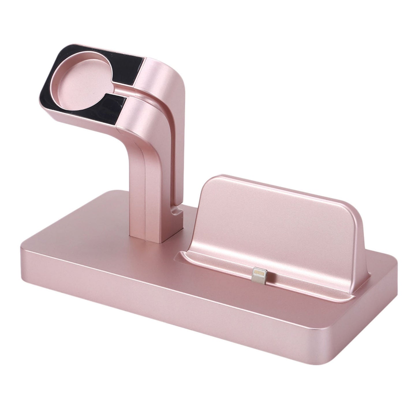 Apple Watch Charging Stand with iPhone 11/X/8/8Plus/7 - Dock Station Charger Holder (1 Stand) - Rose Gold -