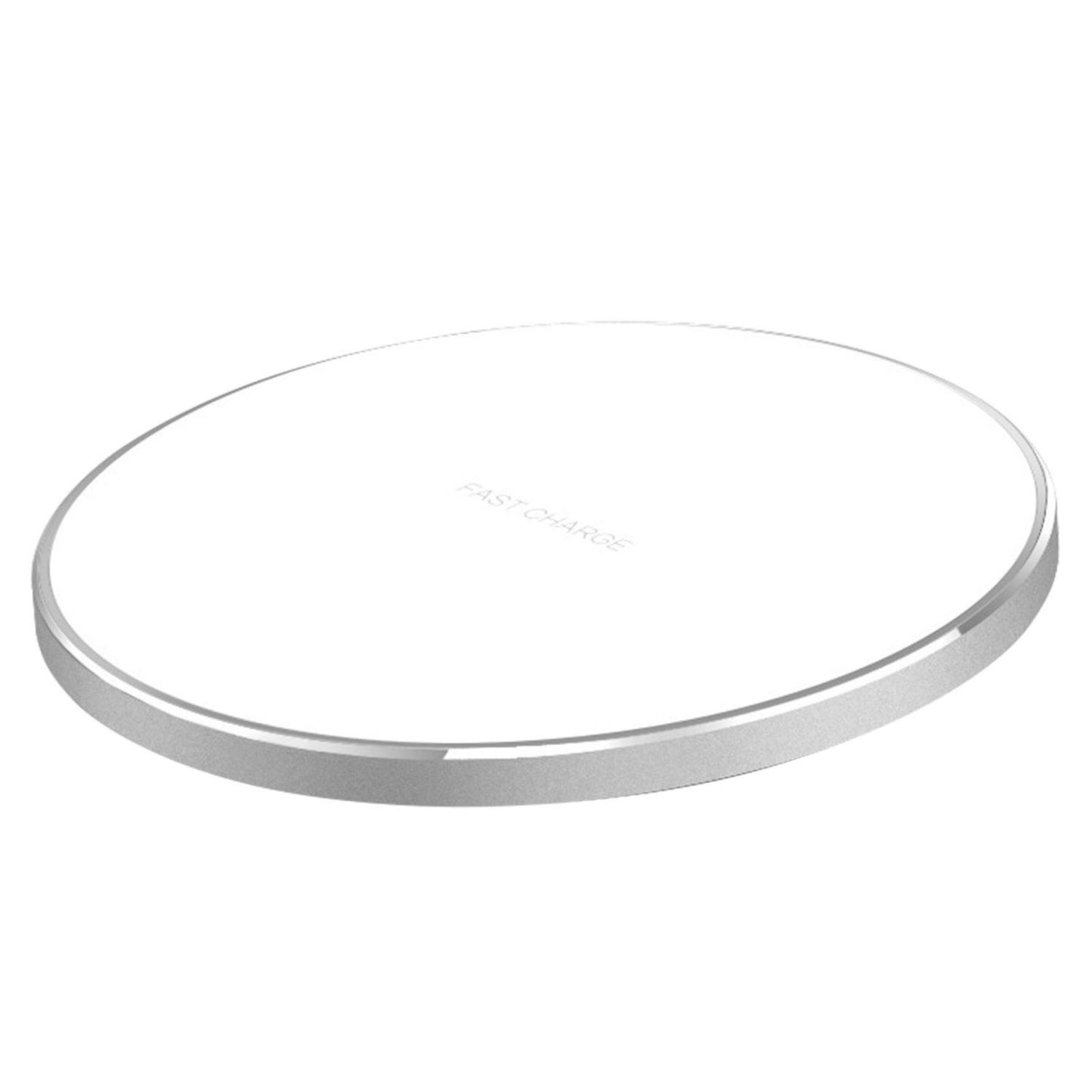 10W Qi Fast Wireless Charger Pads for Samsung Galaxy & iPhone XS/XR/Max - White -