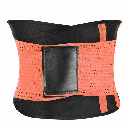 U-Shaped Slimming Waist Belt Body Abdominal Shapewear Sport Tummy Cincher Bands Office Ladies Postpartum Mothers - Orange -