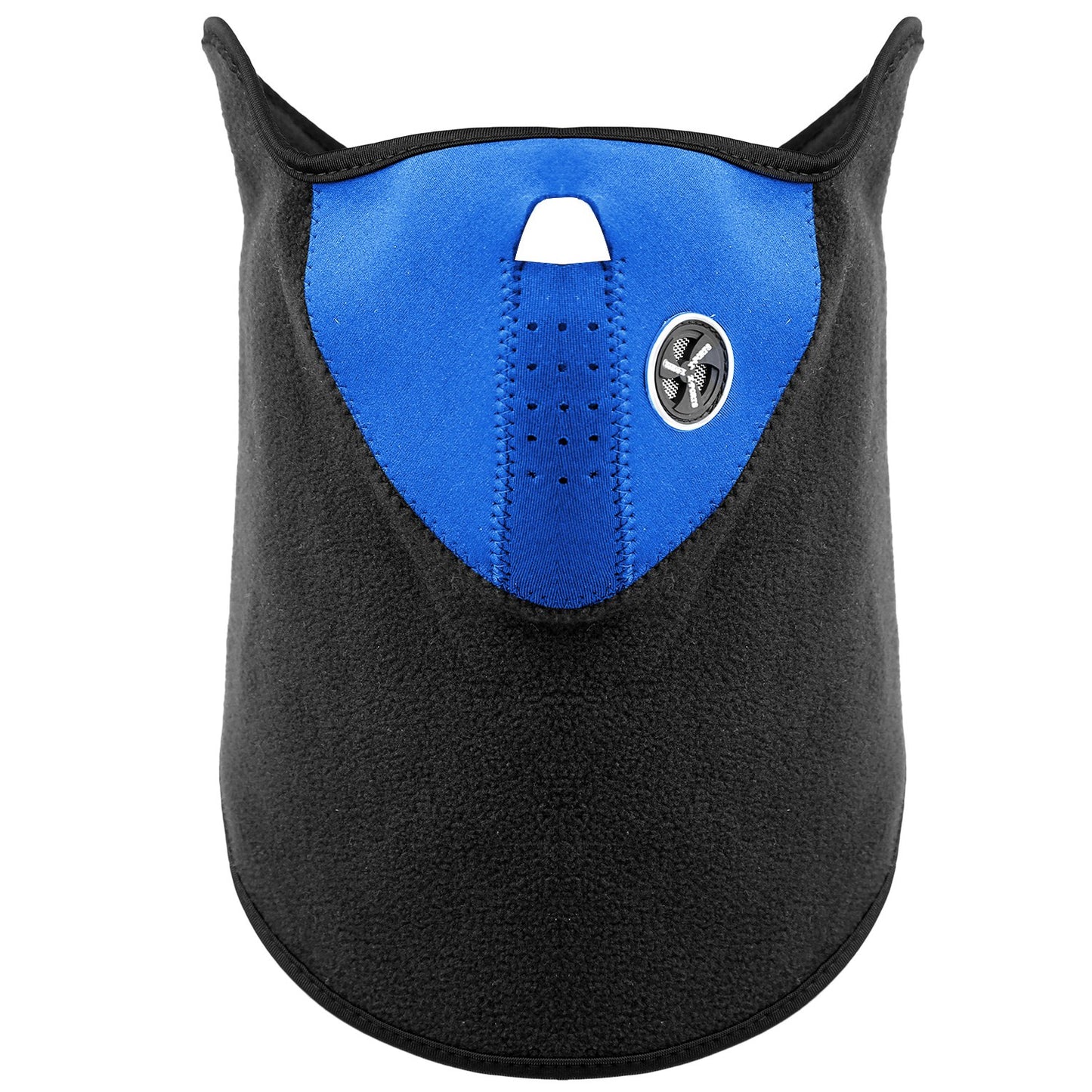 Half Face Mask Breathable Windproof Dustproof Neck Warmer for Bike Motorcycle Racing - Blue -