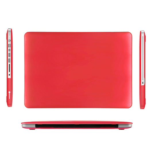 Hard Shell Portfolio Case for Apple Macbook Pro 13’’ with Keyboard Skin - Wine Red -