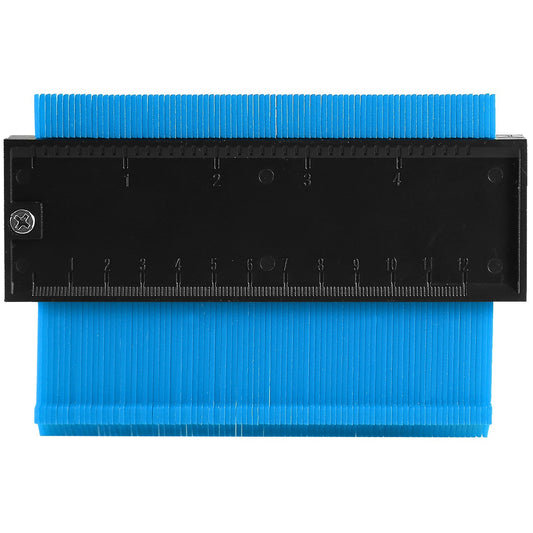 5 inch Shape Contour Gauge Duplicator Plastic Precisely Copy Irregular Shapes Profile Gauge  Measurement - Blue - 5 inches