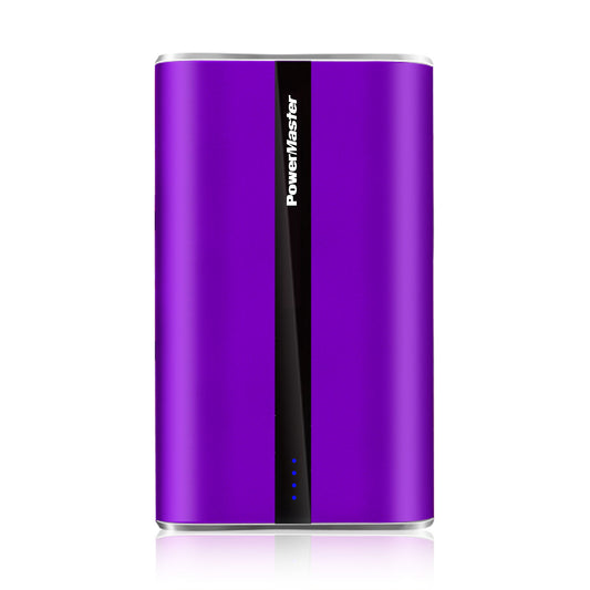 Portable Charger PowerMaster 20000mAh Power Bank Total 5.8A Output 3-USB Ports External
Battery Pack Portable Phone Charger for IOS Phone11/Pro/Max/8 - Purple -