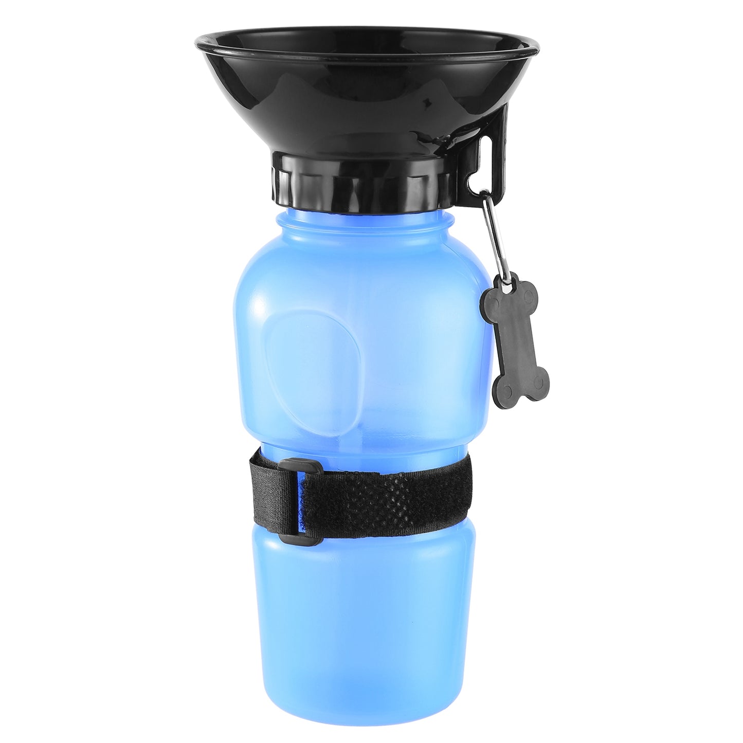 500ml Dog Water Bottle Portable Pet Water Cup BPA Free Water Dispenser Water Feeder Travel Water Drink Cup for Dog Cat - Blue -