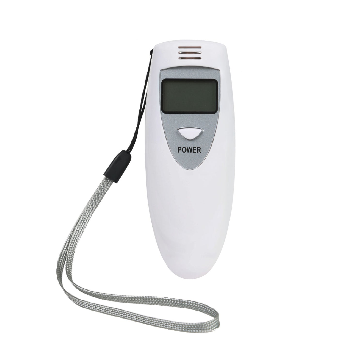 Digital Display Alcohol Breath Tester - White -