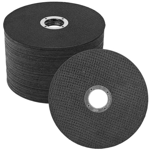 50 Pack 4.5" x 0.04" x 7/8" Cut Off Wheels Metal Stainless Steel Cutting Discs Grinding Discs for Angle Grinder Handheld Grinder Die Grinder - Black -